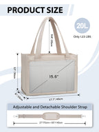 Tote Bag for Women with 15.6 Inch Laptop Compartment and Cup Holder | Puffer Boxy Tote for Work College Nurse, Detachable Shoulder Strap, Crossbody Shoulder Handbag with Zipper, Luggage Sleeve