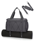 Small Gym Bag for Women with Yoga Mat Holder and Wet Pocket
