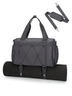 Small Gym Bag for Women with Yoga Mat Holder and Wet Pocket