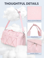Small Gym Bag for Women with Yoga Mat Holder and Wet Pocket