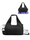 RHDZO Gym Bag for Women with Shoe and Wet Compartments, Yoga Mat Holder