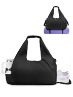 RHDZO Gym Bag for Women with Shoe and Wet Compartments, Yoga Mat Holder
